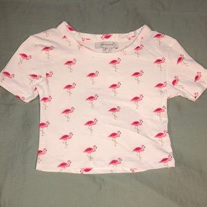 Flamingo Crop Top 🌸